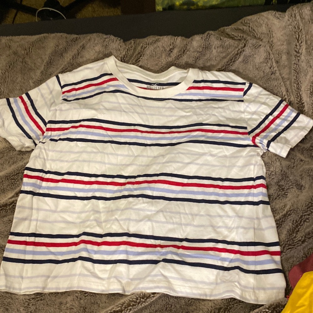 Hollister Striped Crop Top